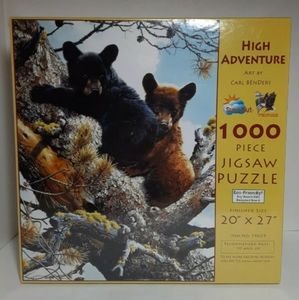 SunsOut High Adventure Bear Cub 1000 Piece Jigsaw Puzzle